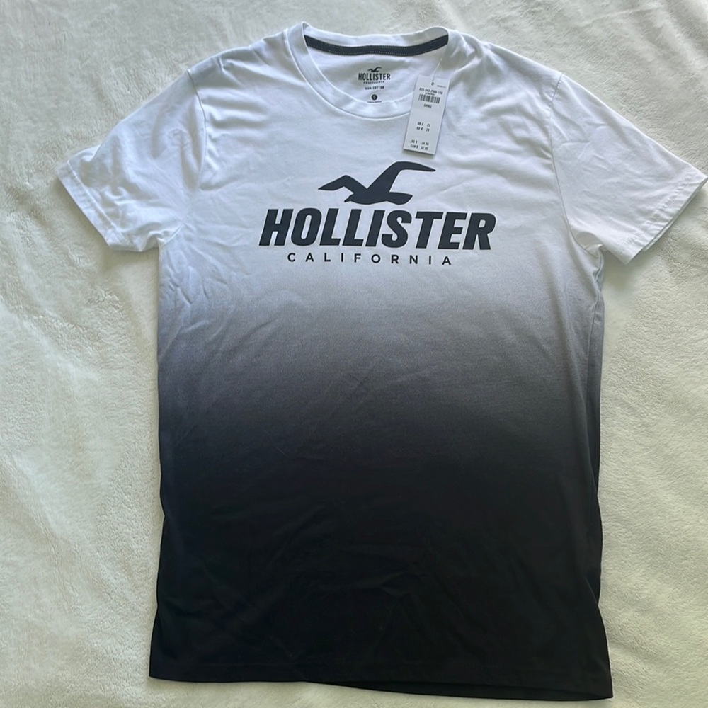 Hollister Logo Graphic Ombré T-shirt